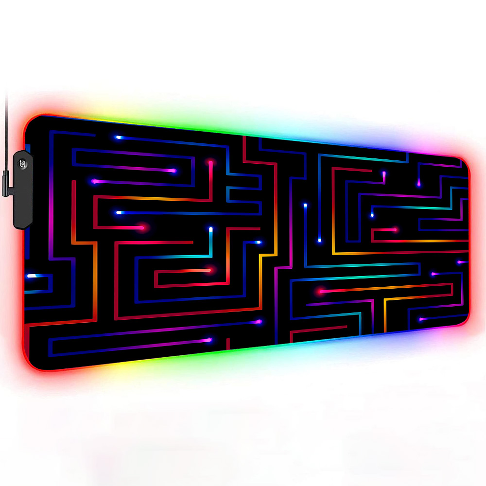 Xxl Mouse Pad 900x400 Neon Cir - огляд і ціна Desk Setup Tech